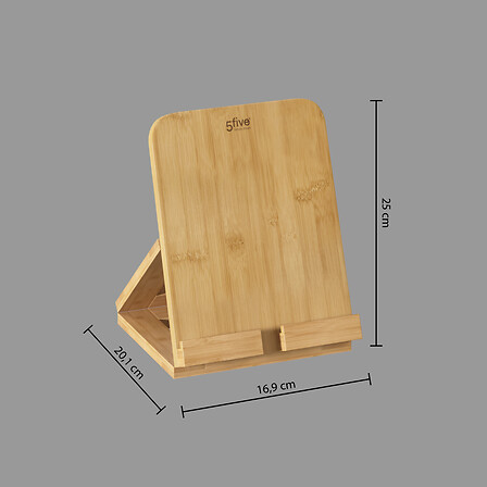 Five stalak za tablet bambus 26x20cm - Image 6
