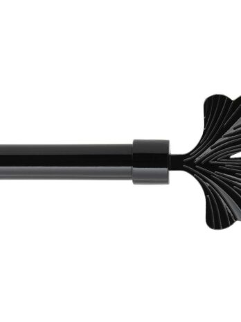 Luance set karniša, razvlačni, o16-19, 120-210 cm, nikko, crni