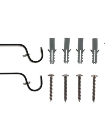 Luance set karniša, razvlačni, o16-19, 120-210 cm, studio – crna