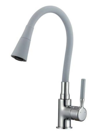 Inter Ceramic slavina za sudoper havana + set za ugradnju zinc/mesing kromirana/siva