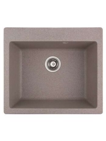 Inter Ceramic sudoper usadni pravokutni 50x57x22,5 cm + sifon, granit bež
