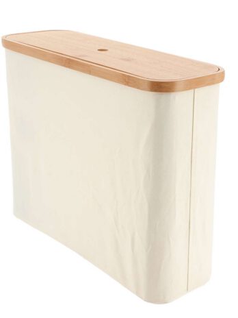 Tendance kutija za skladištenje wc papira od poliesterske tkanine / navlaka od bambusa, natural