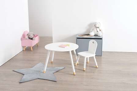Atmosphera stol sweet 60x43,5cm mdf/drvo bijeli - Image 6