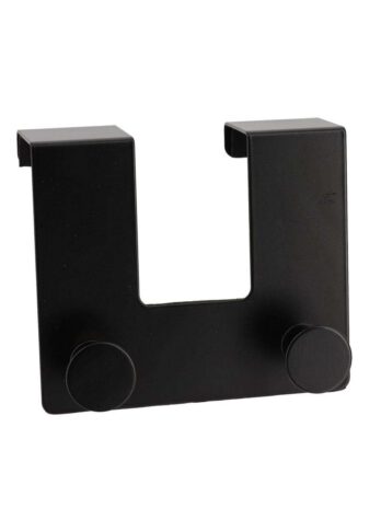 Tendance vješalica za vrata sa 2 kukice metalna, crna