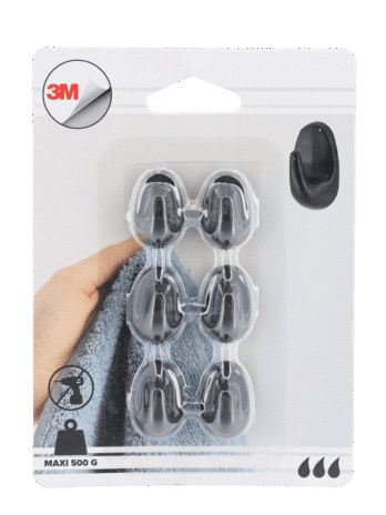 Tendance kukica 3m 6/1 pvc, crna