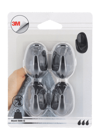 Tendance kukica 3m 4/1 pvc, crna