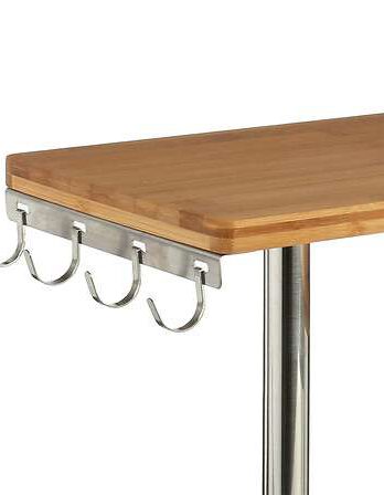 Five polica kuhinjska 45x43x38.5cm bamboo, inox, pvc bambus