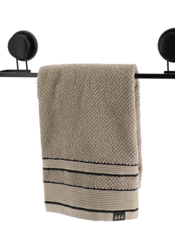 Tendance držač ručnika na vakum, aluminij, crni