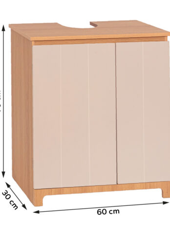 Tendance kupaonski ormarić sa 2 vrata + unutarnja polica mdf, rivoli