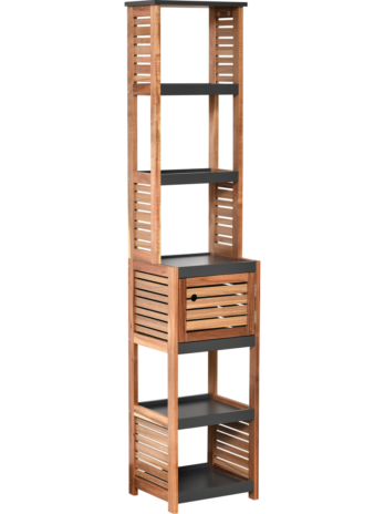 Tendance kupaonski ormarić element 1 vrata + 5 polica acacia/mdf