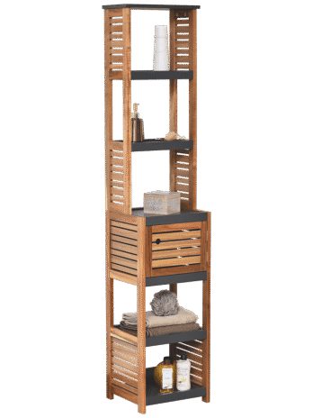 Tendance kupaonski ormarić element 1 vrata + 5 polica acacia/mdf