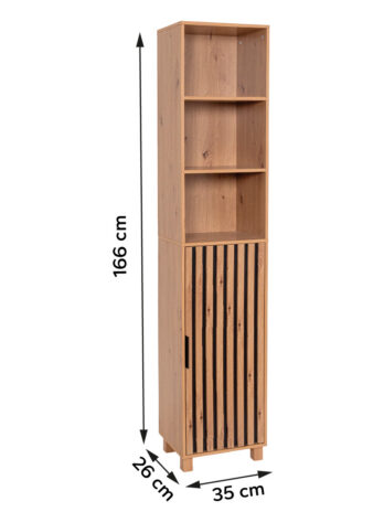 Tendance kupaonski ormarić 1 vrata + 1 drawer + 2 police mdf, karma