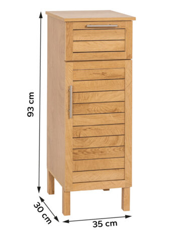 Tendance kupaonski ormarić 1 vrata + 1 ladica mdf, colonial