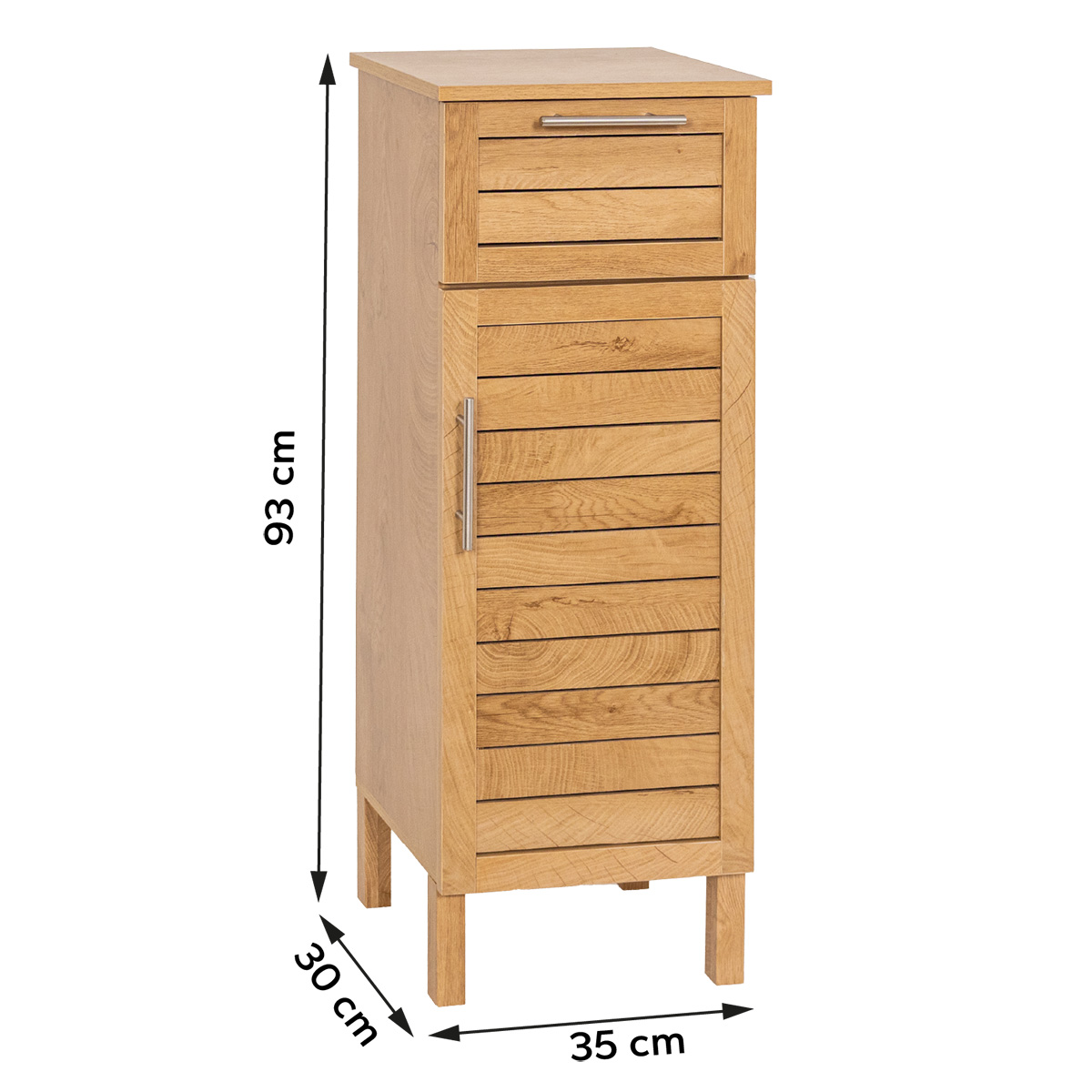 Tendance kupaonski ormarić 1 vrata + 1 ladica mdf, colonial - Image 2