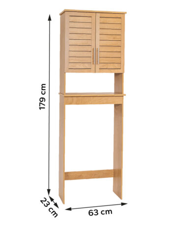 Tendance kupaonski ormarić za iznad wc školjke 2 vrata + 1 polica mdf, colonial