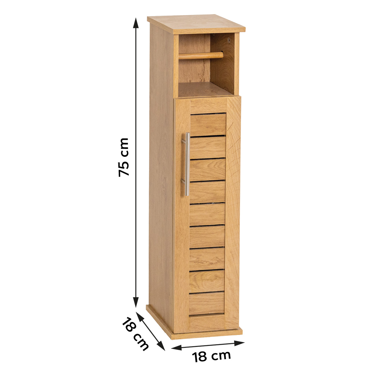 Tendance držač toaletnog papira sa spremnikom mdf, colonial - Image 2