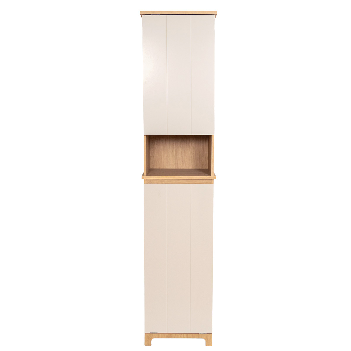 Tendance kupaonski ormarić 2 vrata + 1 polica + 1 ugrađena košara za rublje mdf, rivoli - Image 3
