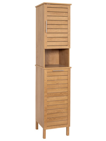 Tendance kupaonski ormarić 2 vrata + 1 polica + 1 ugrađena košara za rublje mdf, colonial