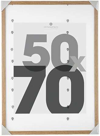 Atmosphera okvir za fotografiju eva 50x70, mdf/staklo bež - Image 4