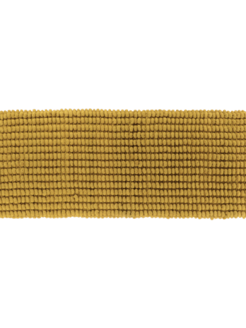 Tendance kupaonski tepih 45×120 cm, pamuk, žuti sa crnim rubom