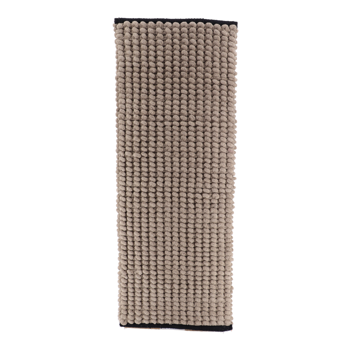 Tendance kupaonski tepih 45x120 cm, pamuk, bež sa crnim rubom