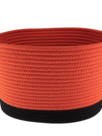 Tendance pletena košara 32×25 cm, narančasta crna