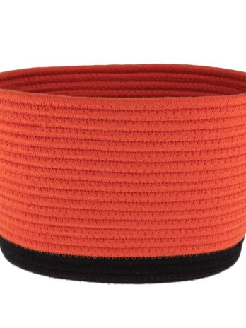 Tendance pletena košara 28×22,5 cm, narančasta crna