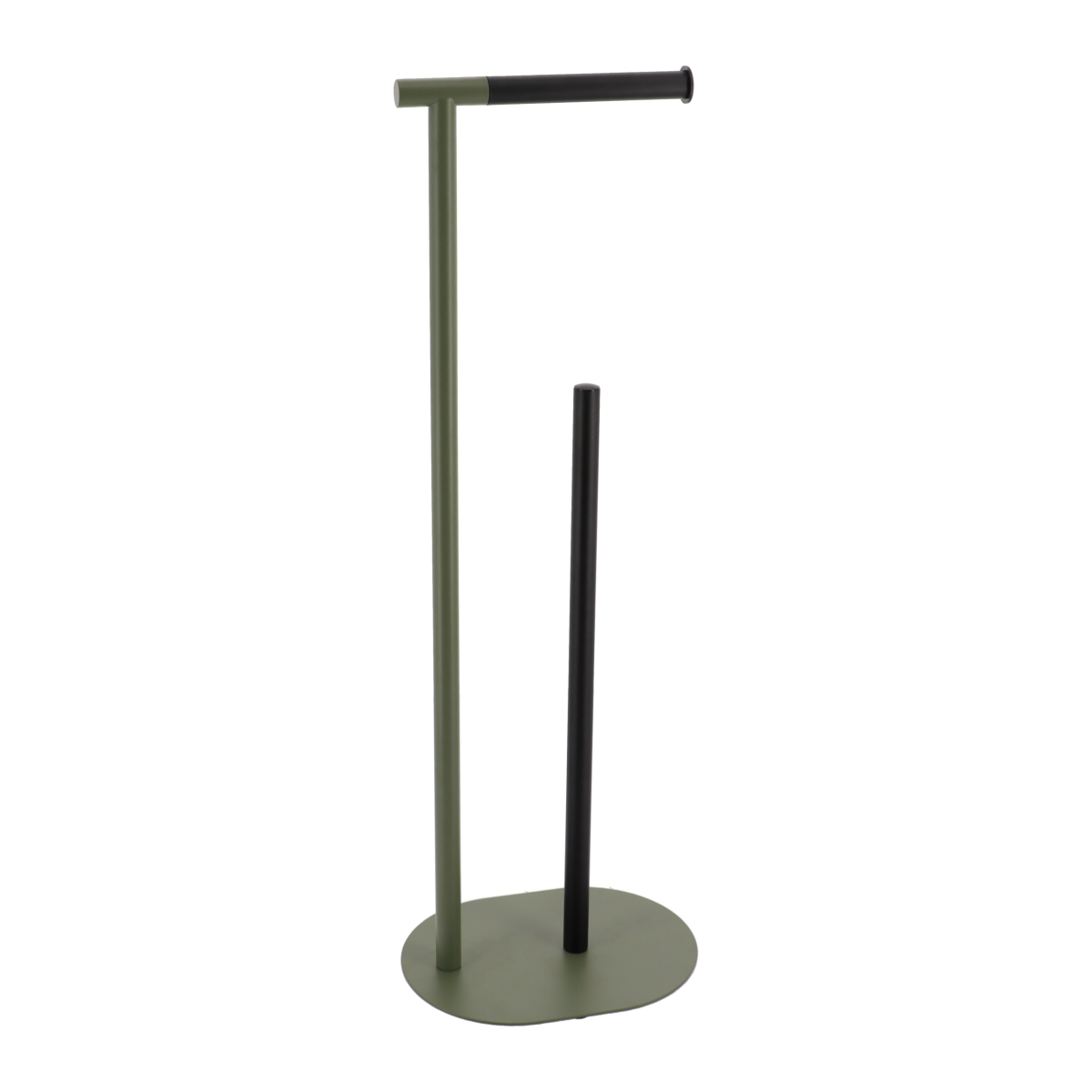 Tendance samostojeći držač toaletnog papira, metalni, khaki/crni