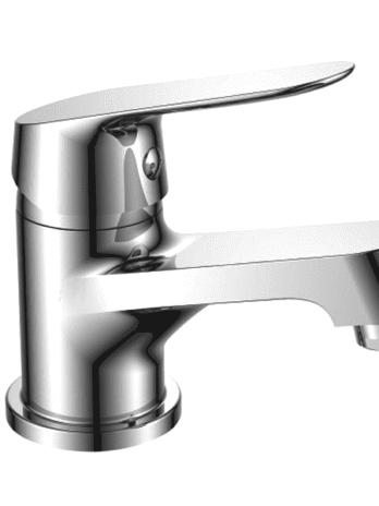 Inter Ceramic slavina za sudoper sa tušem na izvlačenje sa dvije funkcije mesing mat crna