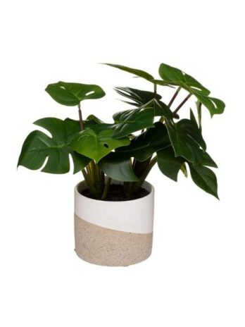 Atmosphera umjetna biljka s teglom monstera, polistiren, 30×28 cm