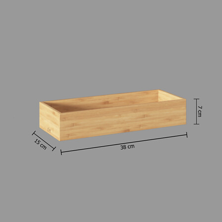 Five organizator bambus 15x38x7 cm - Image 3