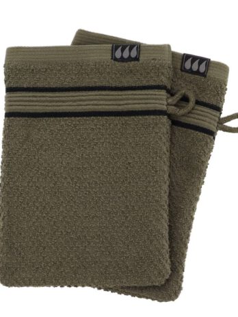 Tendance set rukavica za tuširanje 2/1 100% pamuk, khaki