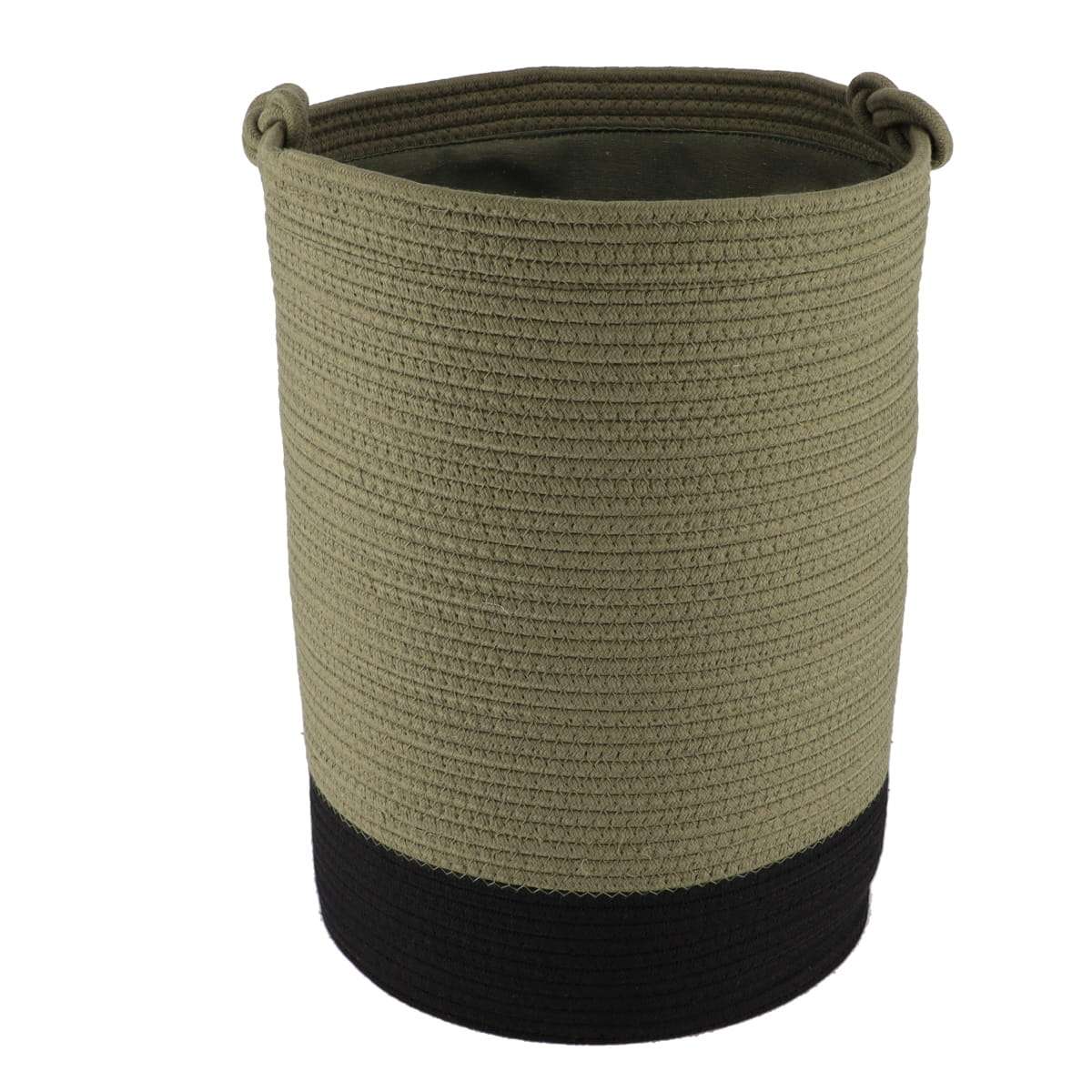 Tendance pletena košara 50x33,5 cm, khaki crna