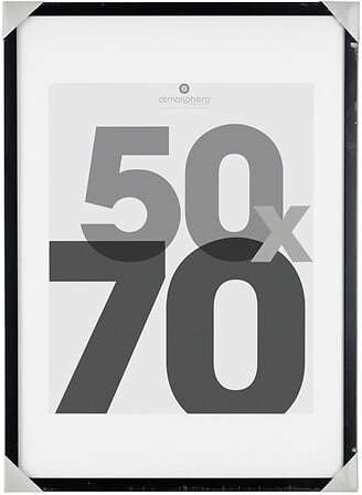 Atmosphera okvir za fotografiju eva 50x70, mdf/staklo crna - Image 4