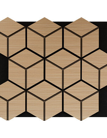 Atmosphera dekorativni zidni panel clint 56×69 cm, hexagon