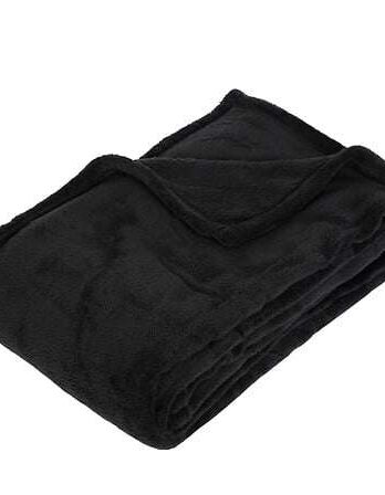 Atmosphera deka 150x125cm mikrofiber crna
