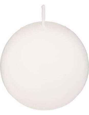 Atmosphera svijeće many kugla 6cm parafin bijele set 3/1