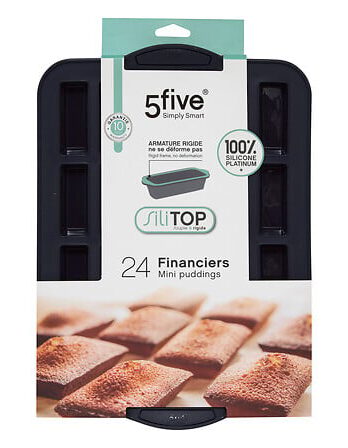 Five silikonski kalup financier 24kom