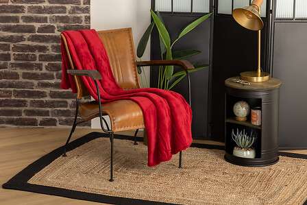 Atmosphera deka 150x125x1cm poliester crvena - Image 4