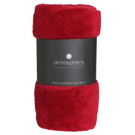 Atmosphera deka 150x125x1cm poliester crvena - Image 3