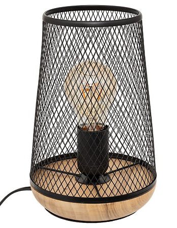 Atmosphera lampa zely 24cm metal, drvo