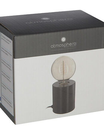 Atmosphera lampa saba 10,5cm crna