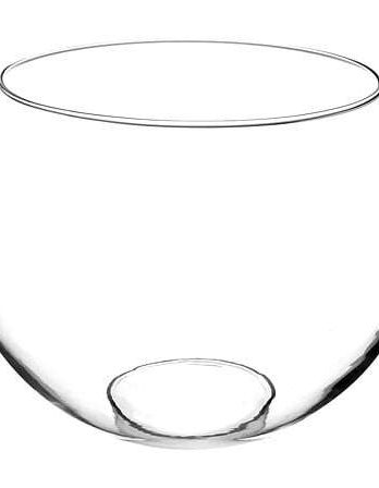 Atmosphera vaza ball 30×22,5cm staklo prozirna