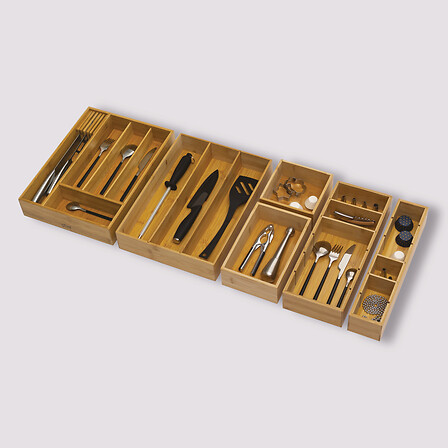 Five organizator 8x38x7 cm bambus - Image 4