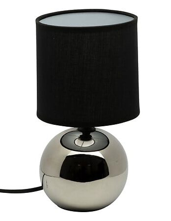 Atmosphera lampa timéo 25cm silver