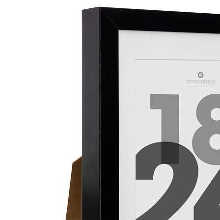 Atmosphera okvir za sliku eva, 21x3,7x27 cm, mdf/staklo, crni - Image 2