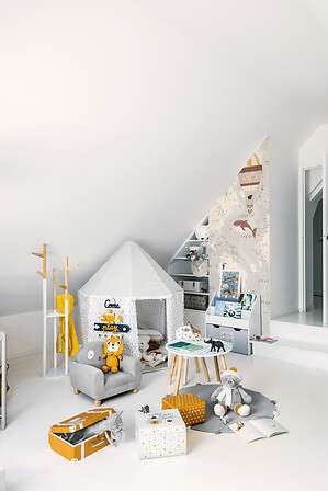 Atmosphera stol sweet 60x43,5cm mdf/drvo bijeli - Image 3