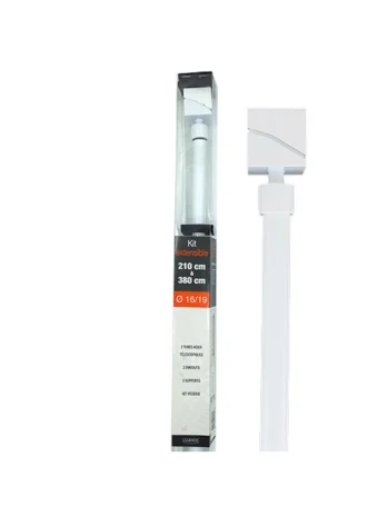 Luance set karniša razvlačni farell, o16-19, 210-380 cm, bijela
