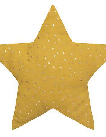 Atmosphera ukrasni jastuk star 3d 40×40 cm poliester/pamuk oker