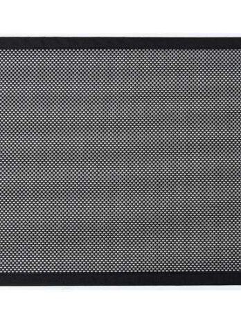 Luance kuhinjski tepih mat john 45x60cm višebojni tkani vynil – crno/srebrni